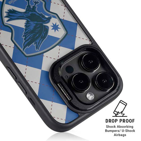 Wizarding Worlds Harry Potter Ravenclaw Crest iPhone 15 Pro Kickstand Case